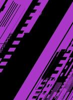 Abstract diagonal purple and black geometric pattern. vector