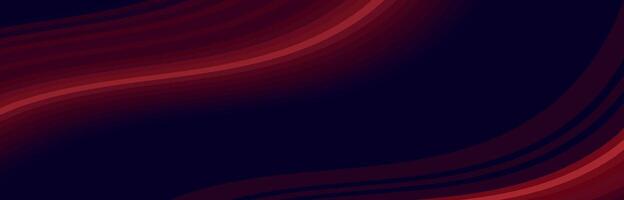 Abstract background with red curved lines on a dark blue background. vector