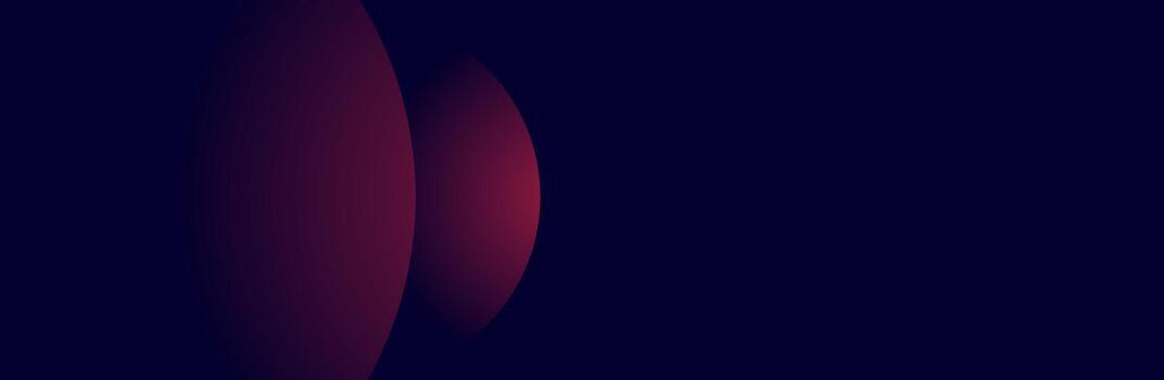 Abstract background with dark blue and red gradient with two slightly overlapping curved shapes. vector