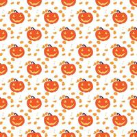 Halloween design element. Seamless pattern. vector