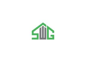 AWG logo design icon template with white background vector