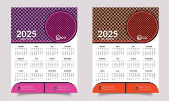 calendar design template. vector