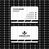 Creative Modern Clean Business Card Design Template, Corporate Business Card Layout, Visiting Card vector