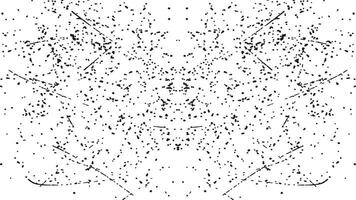 A black and white drawing of a person with many dots vector