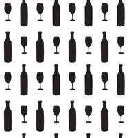 Pattern of wine vector
