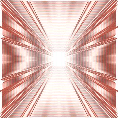 Pink Radiant Lines Christmas Pattern