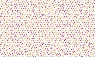 Geometric polka dot pattern with colorful spots, perfect for seamless wallpaper, textile prints, and modern poster backgrounds with an abstract touch. vector