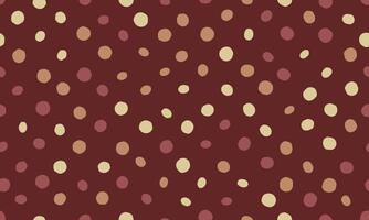 Colorful dotted pattern featuring round spots in a repeating layout. Ideal for creating abstract backgrounds, seamless textiles, and geometric wallpapers. vector