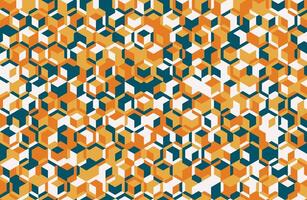 Modern geometric pattern with artistic shapes and seamless repetition. Ideal for textile prints, abstract backgrounds, and trendy poster designs. vector