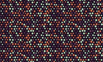 Seamless spotted pattern with colorful round shapes, ideal for abstract backgrounds, wallpaper, or textile prints with a geometric touch. vector