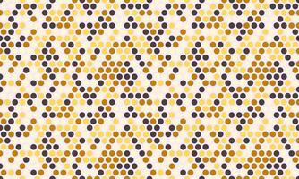 Round dotted pattern with geometric simplicity. Ideal for textile fabrics, wallpaper, or poster prints. Abstract design for seamless backgrounds. vector