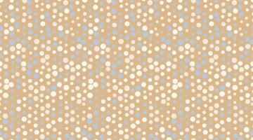 Round spotted pattern with geometric repetition. Ideal for fabric prints, poster backgrounds, and abstract wallpaper designs with trendy circles. vector