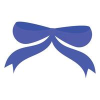 Ribbon bow clipart design on a white background vector
