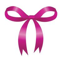Ribbon bow clipart design on the white background vector