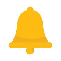 Notification bell design in modern style vector