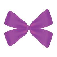 Ribbon bow clipart design isolated on the white vector