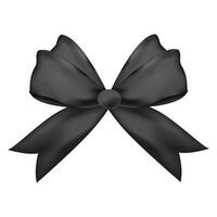 Ribbon bow clipart design illustration on a white background vector