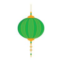 Chinese paper lantern element illustration on a white background vector