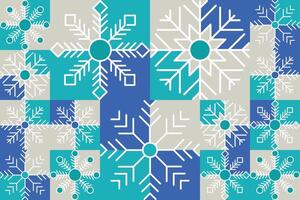 Winter abstract background, snowflake pattern background, seamless abstract winter background. vector