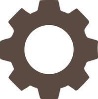 Create cogs icon vector