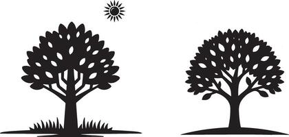 Create tree icon vector