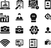 Create a icon set vector