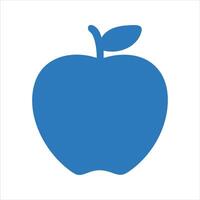 Apple icon. and glyph vector