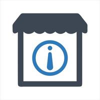 Information point icon. Customer service icon vector