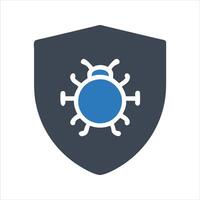 Immune system icon. Virus protection. Immunity. Protective shield icon vector