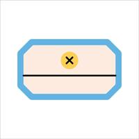 Pencil Sharpener Icon Cartoon Flat Design Style Illustration vector