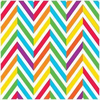 A rainbow colored zigzag pattern vector