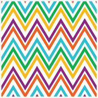 A colorful zigzag pattern with a white background vector