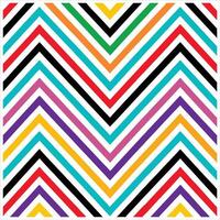 A colorful zigzag pattern with a diagonal line vector