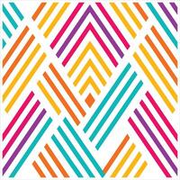 Colorful geometric pattern vector