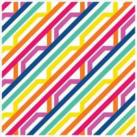 A colorful pattern with diagonal lines vector