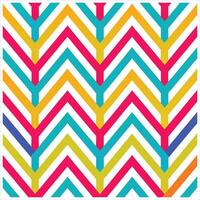 A colorful chevron pattern with a white background vector