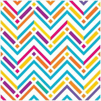 A colorful zigzag pattern with diagonal lines vector