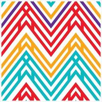 A colorful zigzag pattern with a diagonal line vector