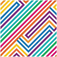A colorful striped pattern with diagonal lines vector