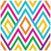 Colorful geometric pattern with diagonal lines vector