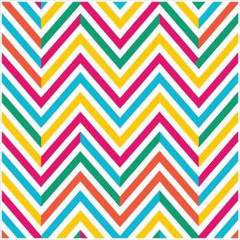 A colorful zigzag pattern with diagonal stripes vector