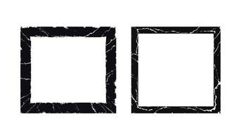 Black torn frames design. vector