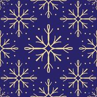 Christmas snowflakes element seamless pattern background design vector