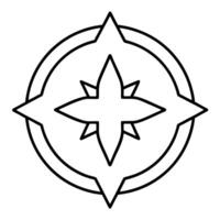 purpose very simple icon, illustration line art vector