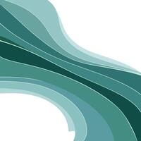 Flowing Curves of Tranquility. vector