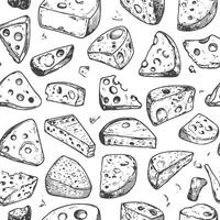 Cheese Pattern for Memorable Branding. vector