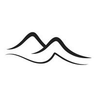 Mountain logo template vector