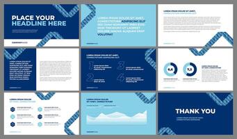 Presentation templates. Use in presentation, corporate report, advertising and annual report. vector