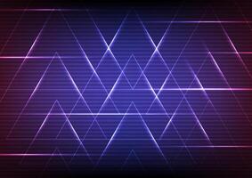 Digital technology on dark background. Abstract electric laser led concept. Design for , technology, digital, tech, template, neon, light, led, glow. vector