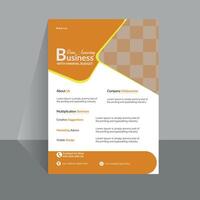 Modern luxury flyer design template. vector